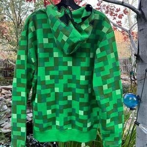 Jinx Minecraft Creeper Hoodie - Medium Lg XL